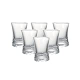 Miller Rock Vasos de agua Bar Set Regalo de Navidad Licor Copa de vino Heavy Duty 40ml / 1.3oz 6Pcs / Set